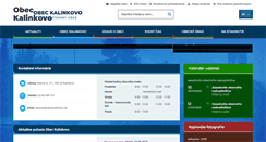 Desktop Screenshot of obeckalinkovo.sk